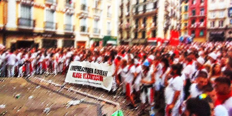 Denuncian la represión de la PN y la PM del Ayto de Iruñea (EH Bildu) en el primer día de Sanfermines