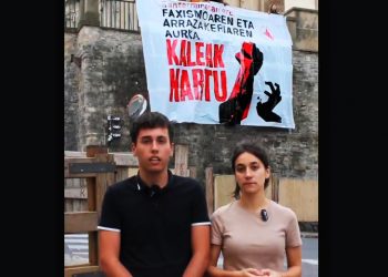 GKS de Iruñerria hace un llamado a enfrentar al racismo y al fascismo en las fiestas de San Fermín