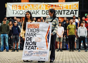 Pese al veto político, GKS y el Sindicato Socialista de Vivienda montarán una txosna y anuncian su programación