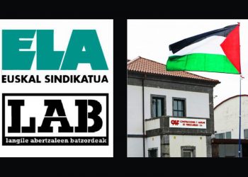 Sidenor y CAF o el doble rasero de LAB y ELA en su comportamiento cuando de Palestina se trata