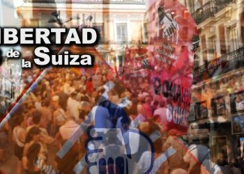 Así se desarrolló la convocatoria en Callao (Madrid) por la libertad de las 6 de la Suiza (vídeo)