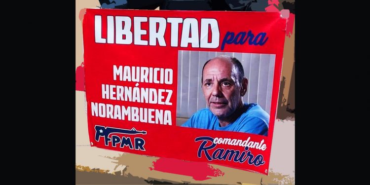 CHILE. Claman por la vida y la libertad de Mauricio Hernández (Comandante Ramiro del FPMR)