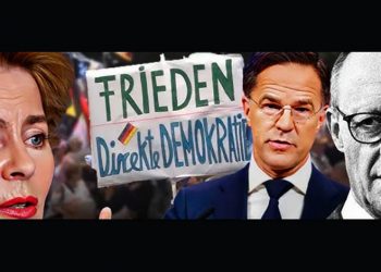 ALEMANIA. Miles de personas se manifestaron en Berlín para exigir la salida de la UE y de la OTAN