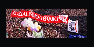 Gasteiz: En el txupinazo, también, el MS “Construyendo el socialismo” (Sozialismoa eraiki)