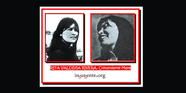 Rita Valdivia Rivera, Comandante Maya