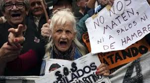 ARGENTINA. Como cada miércoles los jubilados se manifestaron contra el hambre y fueron brutalmente reprimidos