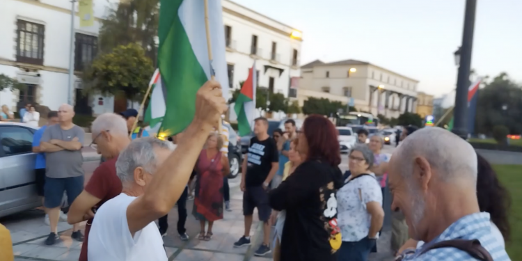 Clarificador comunicado hoy en Jerez tras la caravana de coches contra el genocidio en Gaza