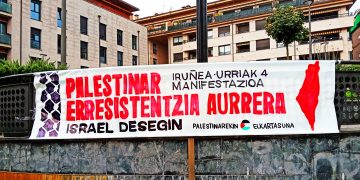 4 de octubre, Iruñea: importante convocatoria en apoyo a la resistencia palestina y contra el Estado sionista