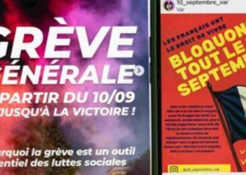 En Francia convocan a un «bloqueo total» el próximo martes