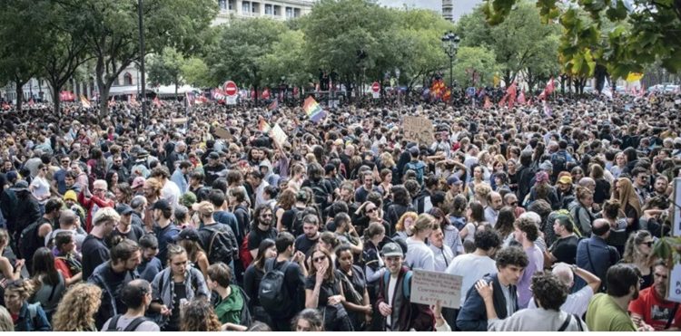 FRANCIA vivió una histórica jornada de lucha: huelgas, manifestaciones y «bloqueo total» (video: Tour de France)
