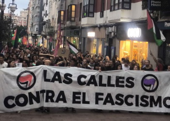 Movilización antifascista en Santander