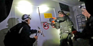 ALEMANIA. Palestine Actión irrumpió en la fábrica de armas Elbit Systems en Ulm y destrozó parte de su infraestructura