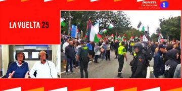 El patetismo reaccionario de Perico Delgado y la pillada al equipo de RTVE al final de la etapa