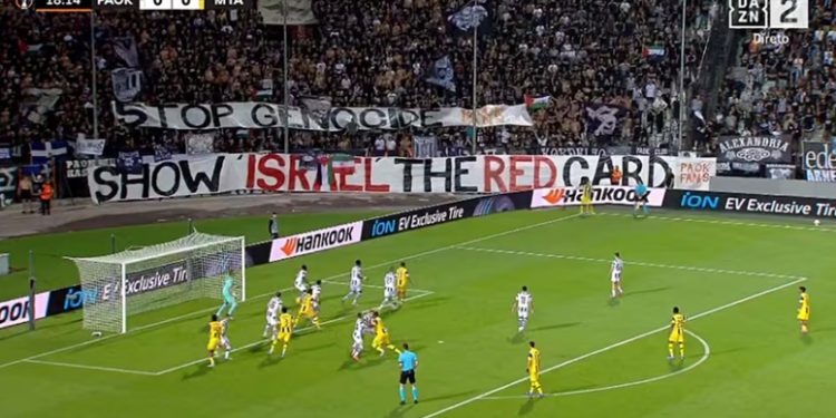 La UEFA se niega a prohibir la participación de equipos israelíes y las aficiones denuncian al sionismo