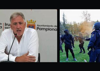 Asiron (EH Bildu) se pronuncia sobre lo sucedido ayer en Iruñea; ¿equipara al fascismo con el antifascismo?