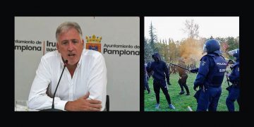 Asiron (EH Bildu) se pronuncia sobre lo sucedido ayer en Iruñea; ¿equipara al fascismo con el antifascismo?