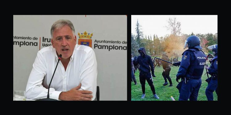 Asiron (EH Bildu) se pronuncia sobre lo sucedido ayer en Iruñea; ¿equipara al fascismo con el antifascismo?