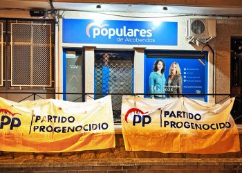 CJS señala varias sedes del PP por considerarlo un “partido progenocidio”
