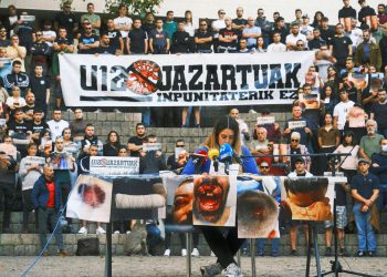 La violencia ejercida por la Ertzaintza en Gasteiz denunciada por los represaliados