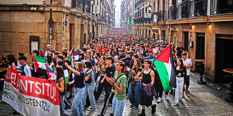 IA ha vuelto a sacar a las calles a miles de estudiantes por Palestina y la disolución de Israel