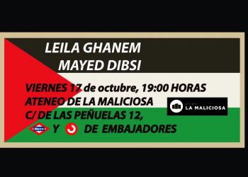 17 de octubre, Madrid: Leila Ghanem y Mayed Dibsi (dos años de resistencia en oriente próximo)