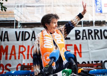 Fruto de la lucha colectiva, se consigue suspender temporalmente en Madrid el desahucio de una mujer de 87 años