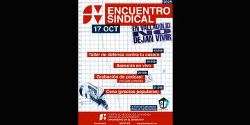 17 de Octubre, Valladolid: Primer Encuentro del curso del Sindicato de Vivienda de Valladolid