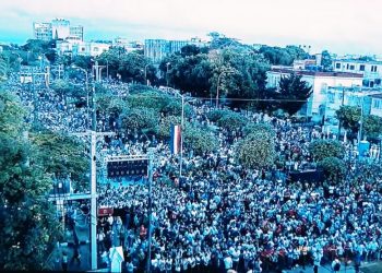 CUBA. Miles de personas se movilizaron en La Habana en solidaridad con Venezuela y contra la injerencia yanqui