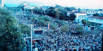 CUBA. Miles de personas se movilizaron en La Habana en solidaridad con Venezuela y contra la injerencia yanqui