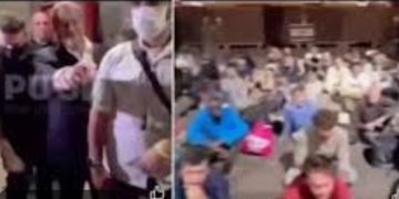 «ISRAEL». Momento en que el ministro sionista Ben Gvir llama «terroristas» a los tripulantes de la flotilla detenidos (Video)