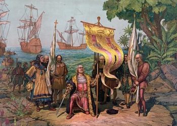 12 de octubre. El poder celebra que Colón llegó a América a cristianizar infieles y a robar riquezas