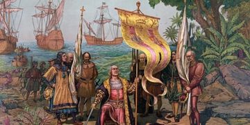 12 de octubre. El poder celebra que Colón llegó a América a cristianizar infieles y a robar riquezas