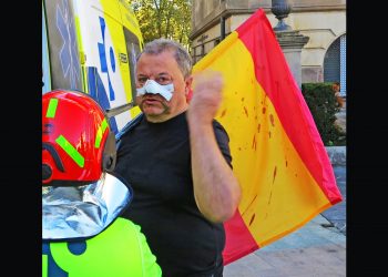 Si el “valiente” Quiles no secundó su propia convocatoria en Iruñea es porque tuvo pánico a que le pasara lo mismo que a este