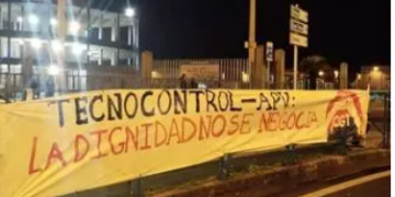 Sindicatos denuncian la «agresión policial» tras una concentración en el Puerto de Vigo