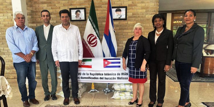 IRÁN donó a Cuba más de nueve toneladas de ayuda humanitaria para víctimas del huracán Melissa