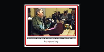 Histórico discurso de Fidel en la Universidad de La Habana el 17 de noviembre de 2005