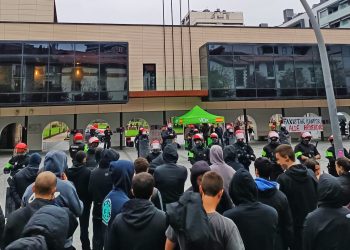 La Ertzaintza volvió a proteger a los fascistas; en este caso concreto de Vox en Lasarte (+ vídeos)