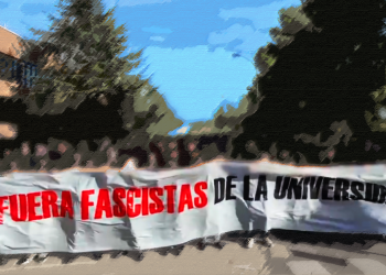 La gira de Quiles vuelve a tropezar; al campus de Somosaguas no le han dejado entrar los antifascistas