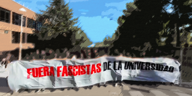 La gira de Quiles vuelve a tropezar; al campus de Somosaguas no le han dejado entrar los antifascistas