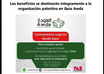 La Acampada por Palestina de La Rioja dona 3000 euros para el hospital Awda de Gaza