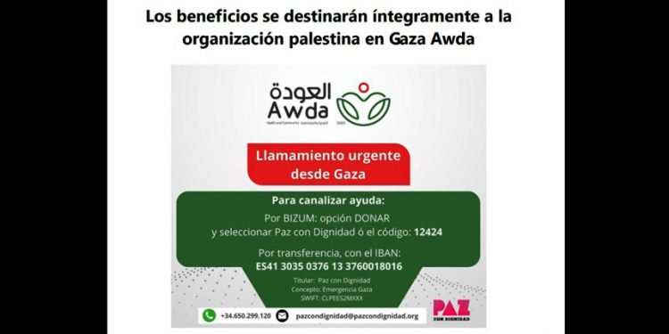 La Acampada por Palestina de La Rioja dona 3000 euros para el hospital Awda de Gaza