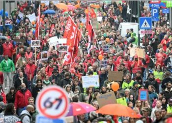 BÉLGICA (UE) marca el camino: jornadas de lucha, huelga general, movilizaciones, ira social