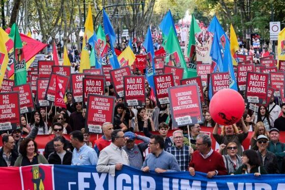 PORTUGAL en pie de lucha: multitudinarias protestas y fecha para una huelga general