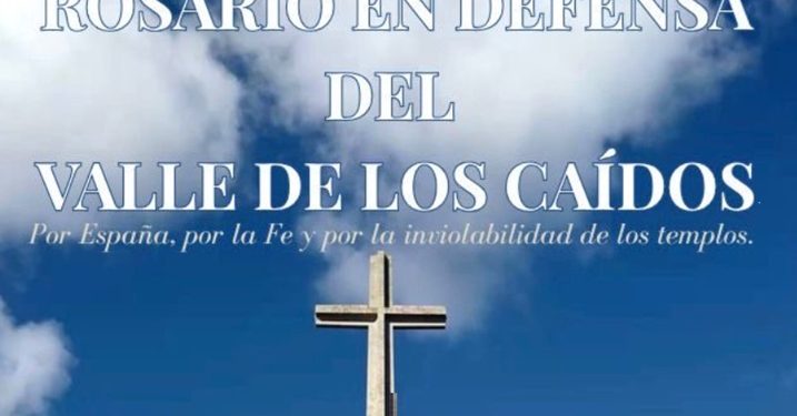España profunda (muy profunda): fieles acuden a rezar al llamado «Valle de los Caídos» por la continuidad del «recinto sagrado»