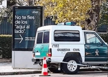 Una valla publicitaria a la que aplicar la Ley Mordaza