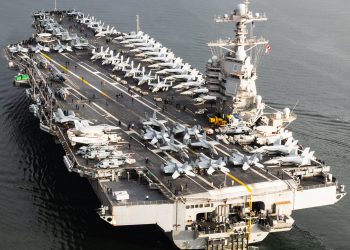 Operación robo de petróleo. El mayor portaviones yanqui ya está en las inmediaciones de Venezuela