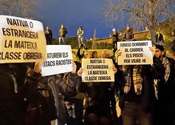 Concentración en Badalona contra la infamia del Ayto, su racista alcalde (Albiol) y el capitalismo