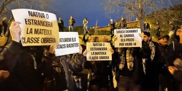 Concentración en Badalona contra la infamia del Ayto, su racista alcalde (Albiol) y el capitalismo