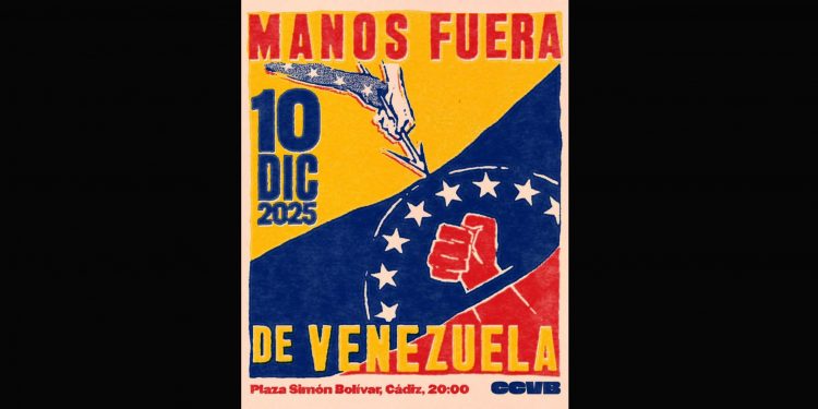 Cádiz, 10 de diciembre: Concentración contra la agresión imperialista a Venezuela
