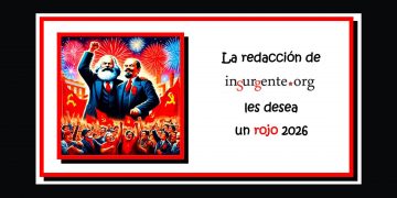 Para nuestras lectoras y lectores: feliz y rojo año nuevo